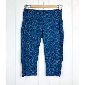 Prana Crop Leggings Maison Knicker Blue & Purple S